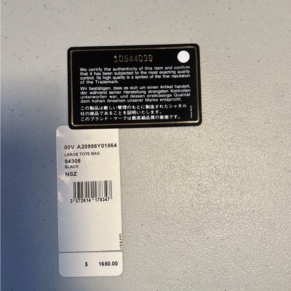 Chanel GST Grand Shopping Tote Black Caviar Leather Gold Hardware Auth Card Box - Picture 5 of 13